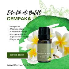 100% naturaalne eeterlik õli CEMPAKA 10ml Balilt 